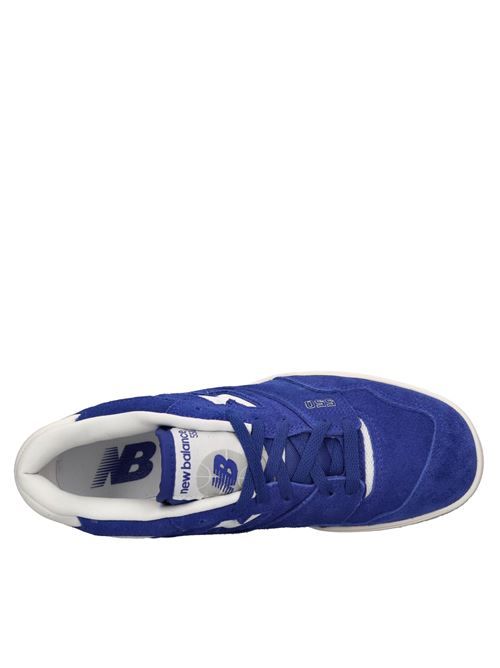 Sneakers in pelle e tessuto NEW BALANCE | BB550VNABLU-BIANCO